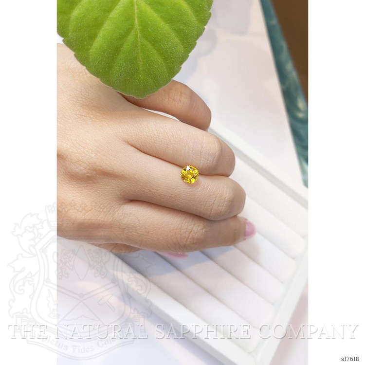 1.15 Ct. Yellow Sapphire from Ceylon (Sri Lanka)