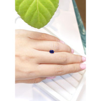 0.77 Ct. Blue Sapphire from Ceylon (Sri Lanka) Life Style