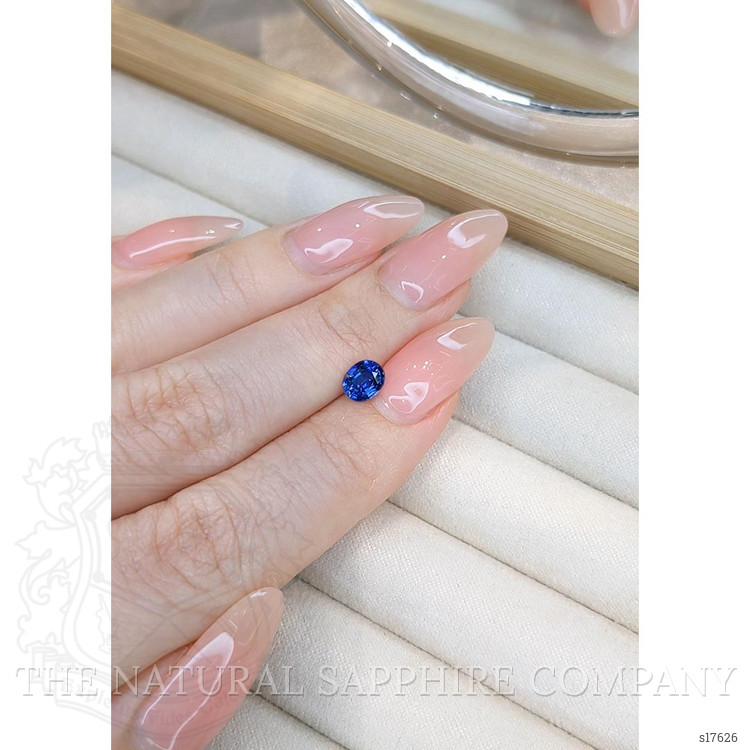 0.82 Ct. Blue Sapphire from Ceylon (Sri Lanka)
