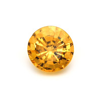 1.17 Ct. Orangish Yellow Sapphire from Ceylon (Sri Lanka) Video