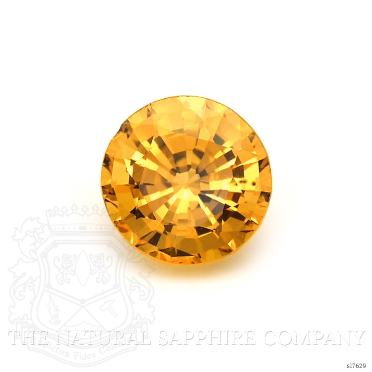 1.17 Ct. Orangish Yellow Sapphire from Ceylon (Sri Lanka)