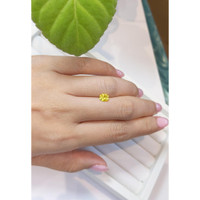 0.79 Ct. Yellow Sapphire from Ceylon (Sri Lanka) Life Style