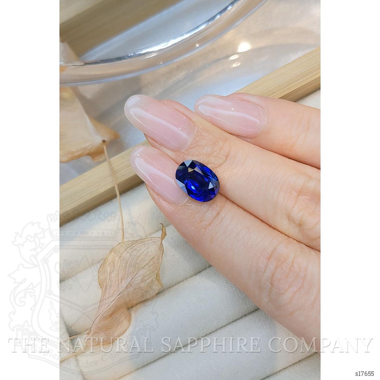 5.08 Ct. Blue Sapphire from Ceylon (Sri Lanka)