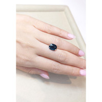 3.43 Ct. Blue Sapphire from Ethiopia Life Style