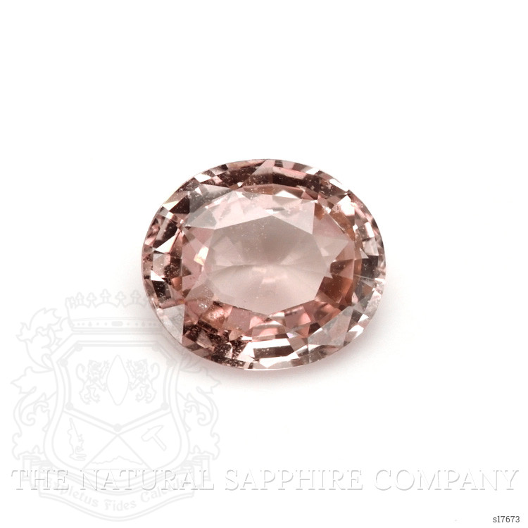 1.53 Ct. Pinkish Brown Sapphire from Ceylon (Sri Lanka)