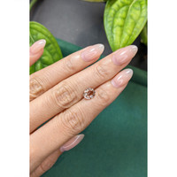 1.53 Ct. Pinkish Brown Sapphire from Ceylon (Sri Lanka) Life Style