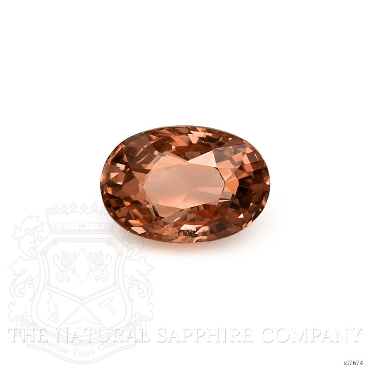 1.46 Ct. Orangish Brown Sapphire from Ceylon (Sri Lanka)