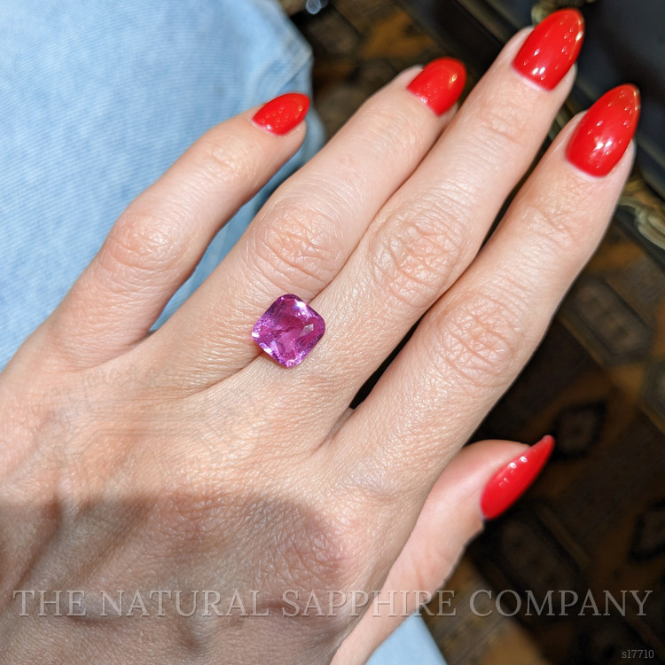 3.03 Ct. Pink Sapphire from Ceylon (Sri Lanka)