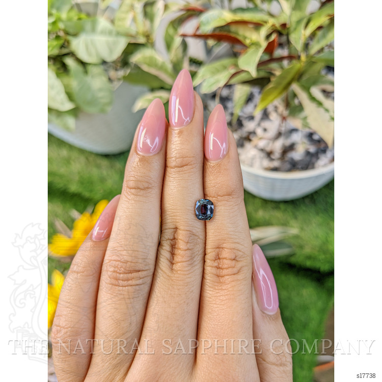 1.26 Ct. Greenish Blue Sapphire from Madagascar