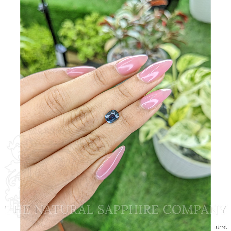 1.82 Ct. Greenish Blue Sapphire from Madagascar