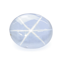 4.14 Ct. White Star Sapphire from Ceylon (Sri Lanka) Video