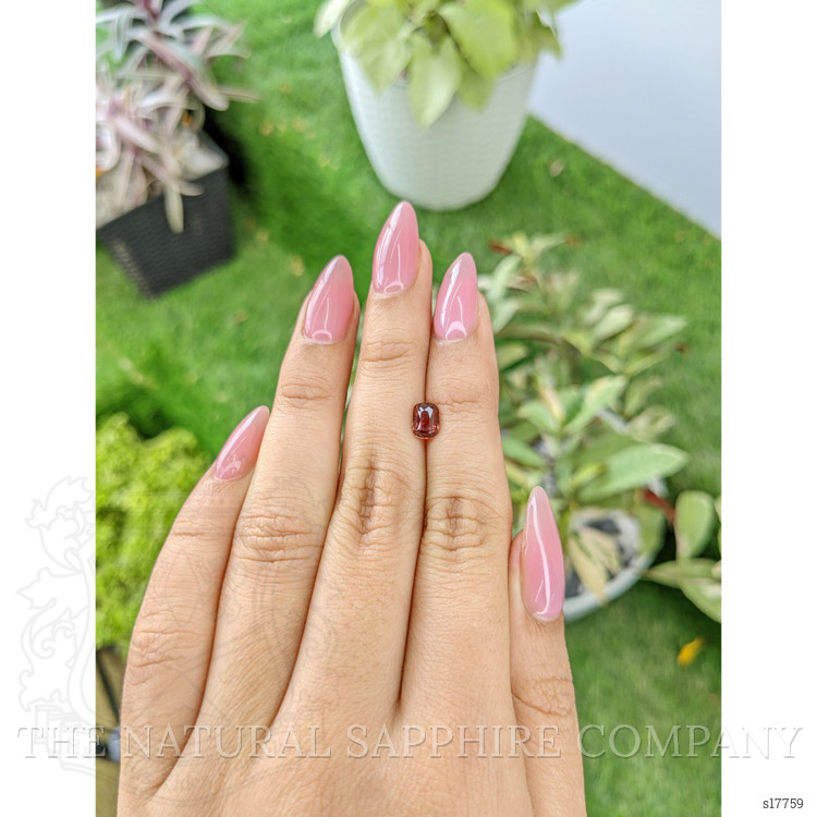 1.05 Ct. Orangish Brown Sapphire from Madagascar