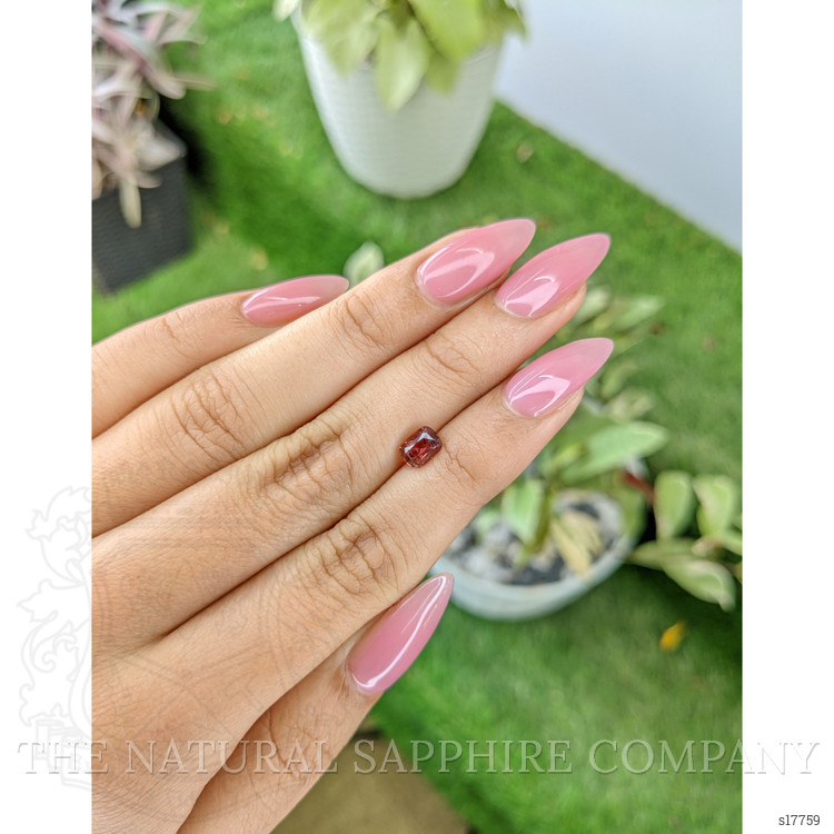 1.05 Ct. Orangish Brown Sapphire from Madagascar