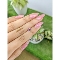 1.03 Ct. Purplish Pink Sapphire from Madagascar Life Style