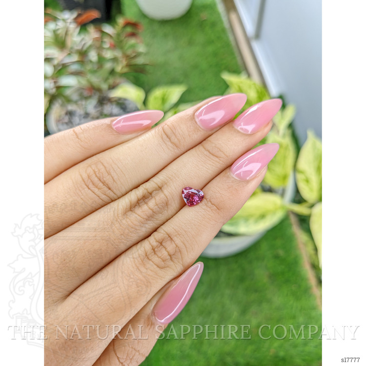 1.25 Ct. Purplish Pink Sapphire from Madagascar