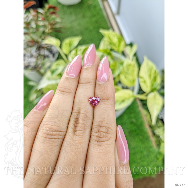 1.25 Ct. Purplish Pink Sapphire from Madagascar