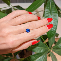 1.99 Ct. Blue Sapphire from Ceylon (Sri Lanka) Life Style