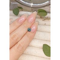 0.84 Ct. Bluish Green Sapphire from Montana Life Style