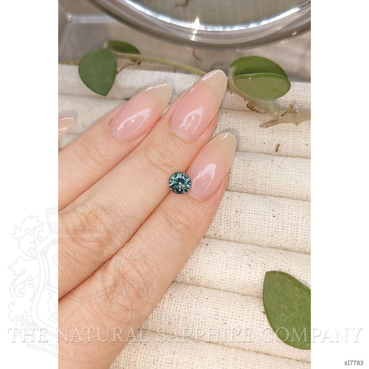 0.84 Ct. Bluish Green Sapphire from Montana