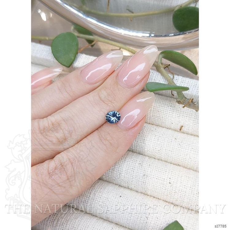 0.75 Ct. Blue Sapphire from Montana