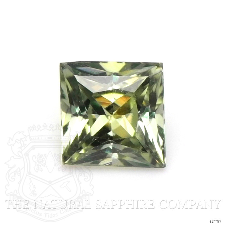 0.39 Ct. Yellowish Green Sapphire from Montana