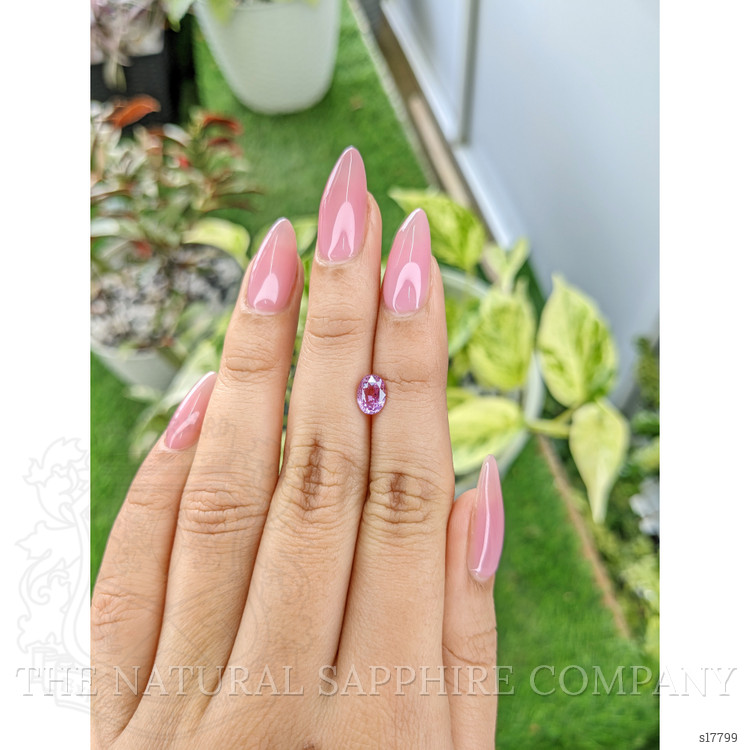 1.17 Ct. Pinkish Purple Sapphire from Madagascar