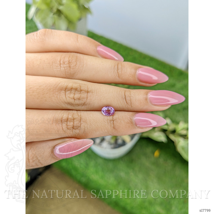 1.17 Ct. Pinkish Purple Sapphire from Madagascar