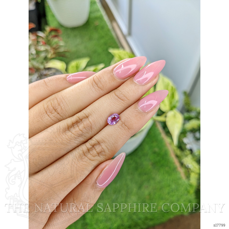 1.17 Ct. Pinkish Purple Sapphire from Madagascar