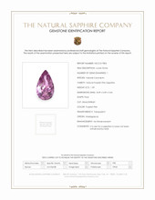 1.09 Ct. Purplish Pink Sapphire from Madagascar Scan Report