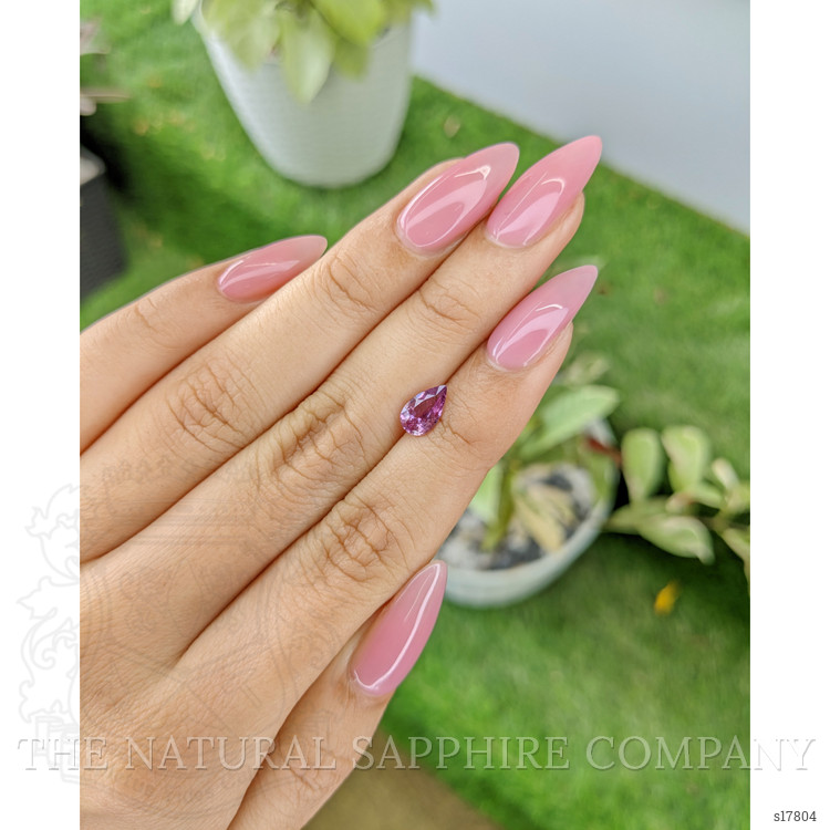 1.09 Ct. Purplish Pink Sapphire from Madagascar