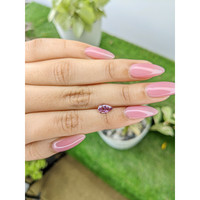 1.09 Ct. Purplish Pink Sapphire from Madagascar Life Style