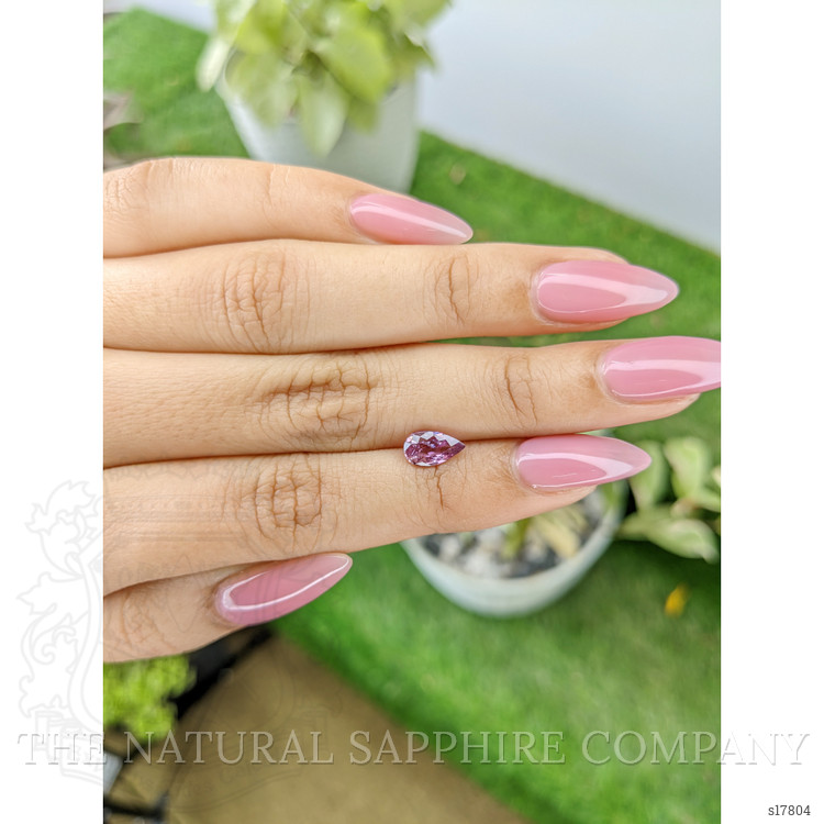1.09 Ct. Purplish Pink Sapphire from Madagascar