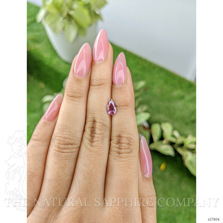 1.09 Ct. Purplish Pink Sapphire from Madagascar