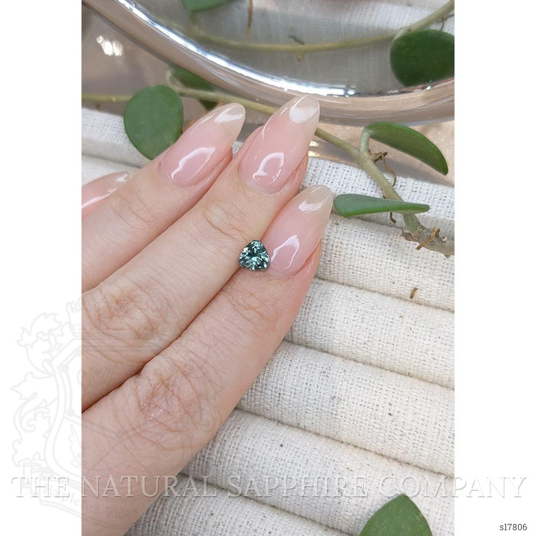 0.76 Ct. Bluish Green Sapphire from Montana