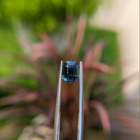 1.55 Ct. Bluish Green Sapphire from Madagascar Life Style