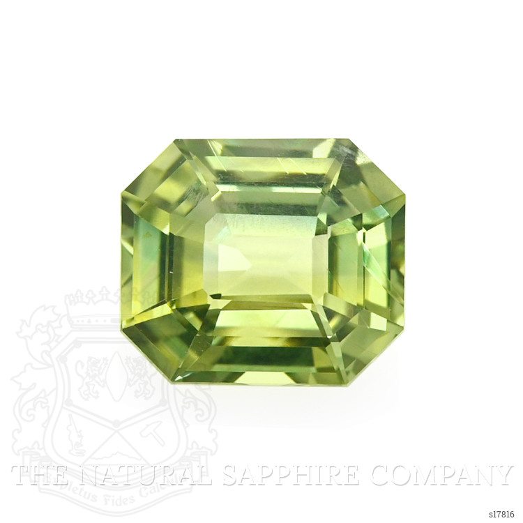 1.67 Ct. Yellowish Green Sapphire from Madagascar