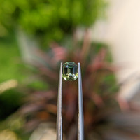 1.19 Ct. Green Sapphire from Madagascar Life Style