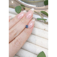 0.56 Ct. Greyish Blue Sapphire from Montana Life Style