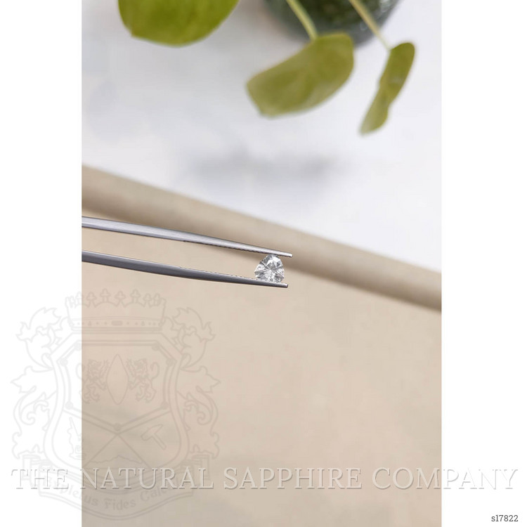 0.63 Ct. White Sapphire from Montana