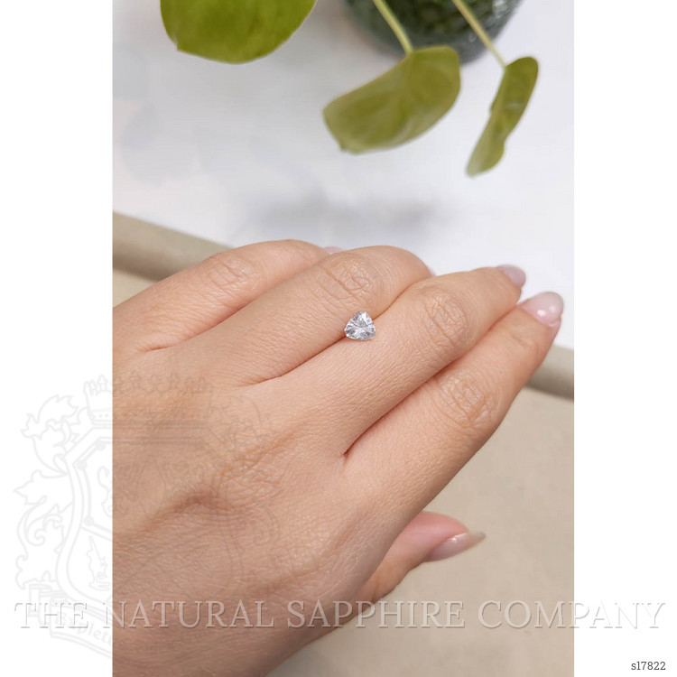 0.63 Ct. White Sapphire from Montana