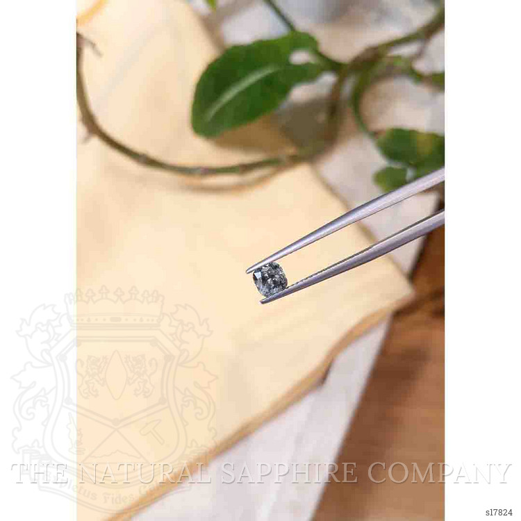 0.87 Ct. Bluish Grey Sapphire from Montana