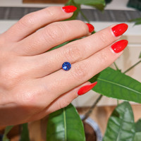 1.56 Ct. Blue Sapphire from Ceylon (Sri Lanka) Life Style