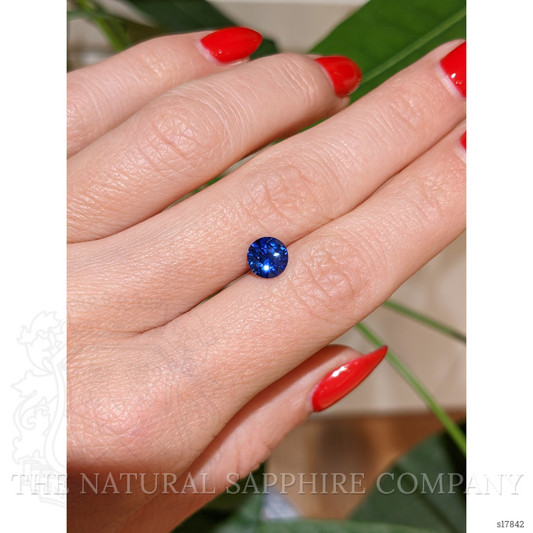 1.65 Ct. Blue Sapphire from Ceylon (Sri Lanka)