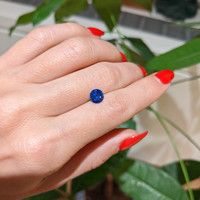 1.65 Ct. Blue Sapphire from Ceylon (Sri Lanka) Life Style