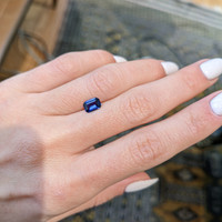 0.98 Ct. Blue Sapphire from Ceylon (Sri Lanka) Life Style