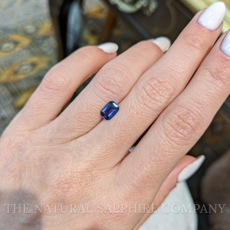 0.98 Ct. Blue Sapphire from Ceylon (Sri Lanka)