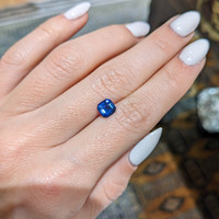 1.34 Ct. Blue Sapphire from Ceylon (Sri Lanka) Life Style