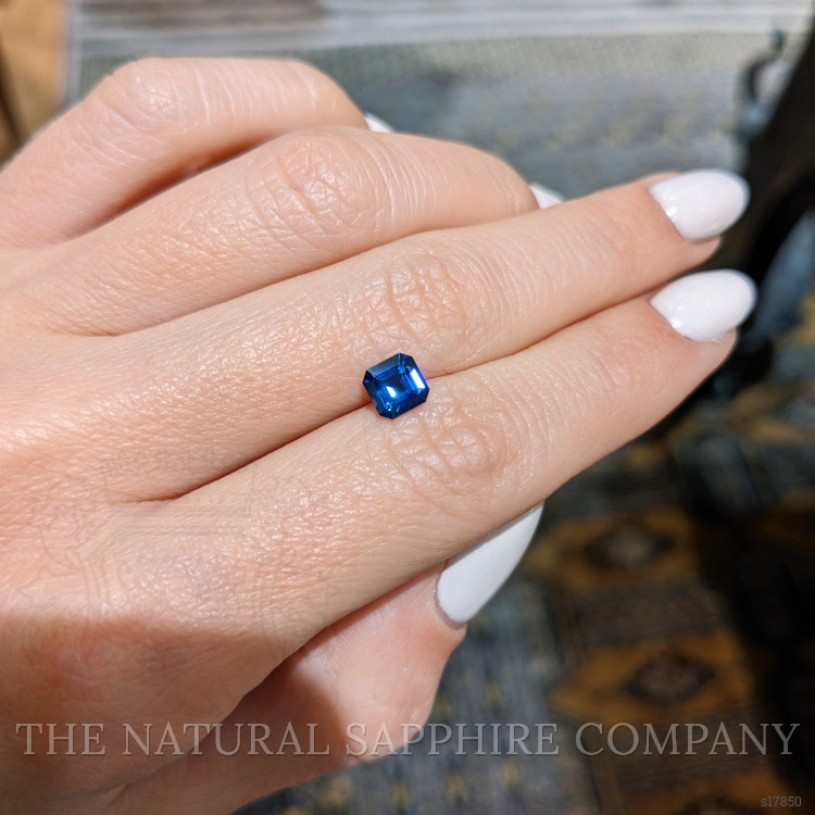 1.00 Ct. Blue Sapphire from Ceylon (Sri Lanka)