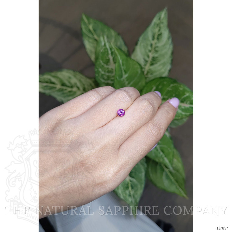 0.85 Ct. Pinkish Purple Sapphire from Ceylon (Sri Lanka)