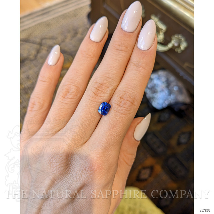 2.03 Ct. Blue Sapphire from Ceylon (Sri Lanka)